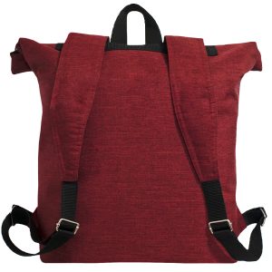 Víz- és kopásálló piros roll top hátizsák​