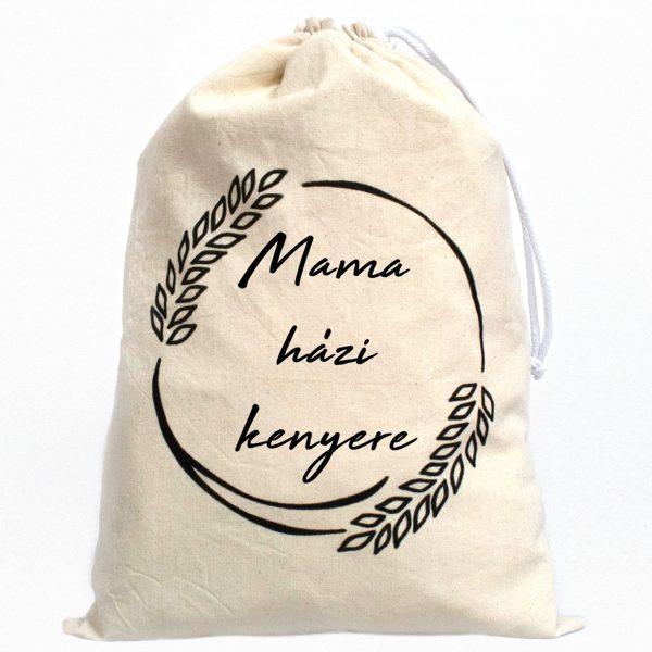 Mama házi kenyere feliratos kenyeres zsák