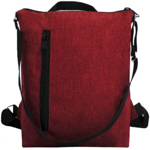 Víz- és kopásálló variálható piros táska