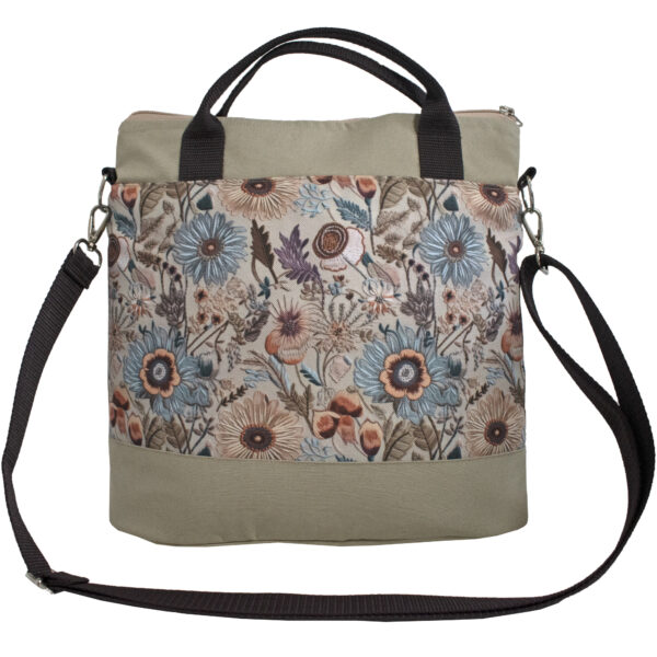 Virágos variálható crossbody táska